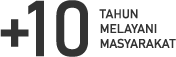lebih dari 10 tahun melayani masyarakat